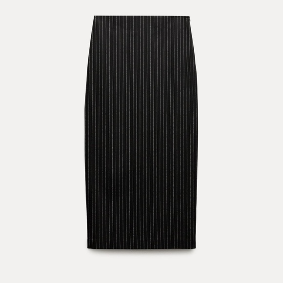 ZARA PINSTRIPE SKIRT LIMITED EDITION STUDIO COLLECTION - Picture 4 of 7